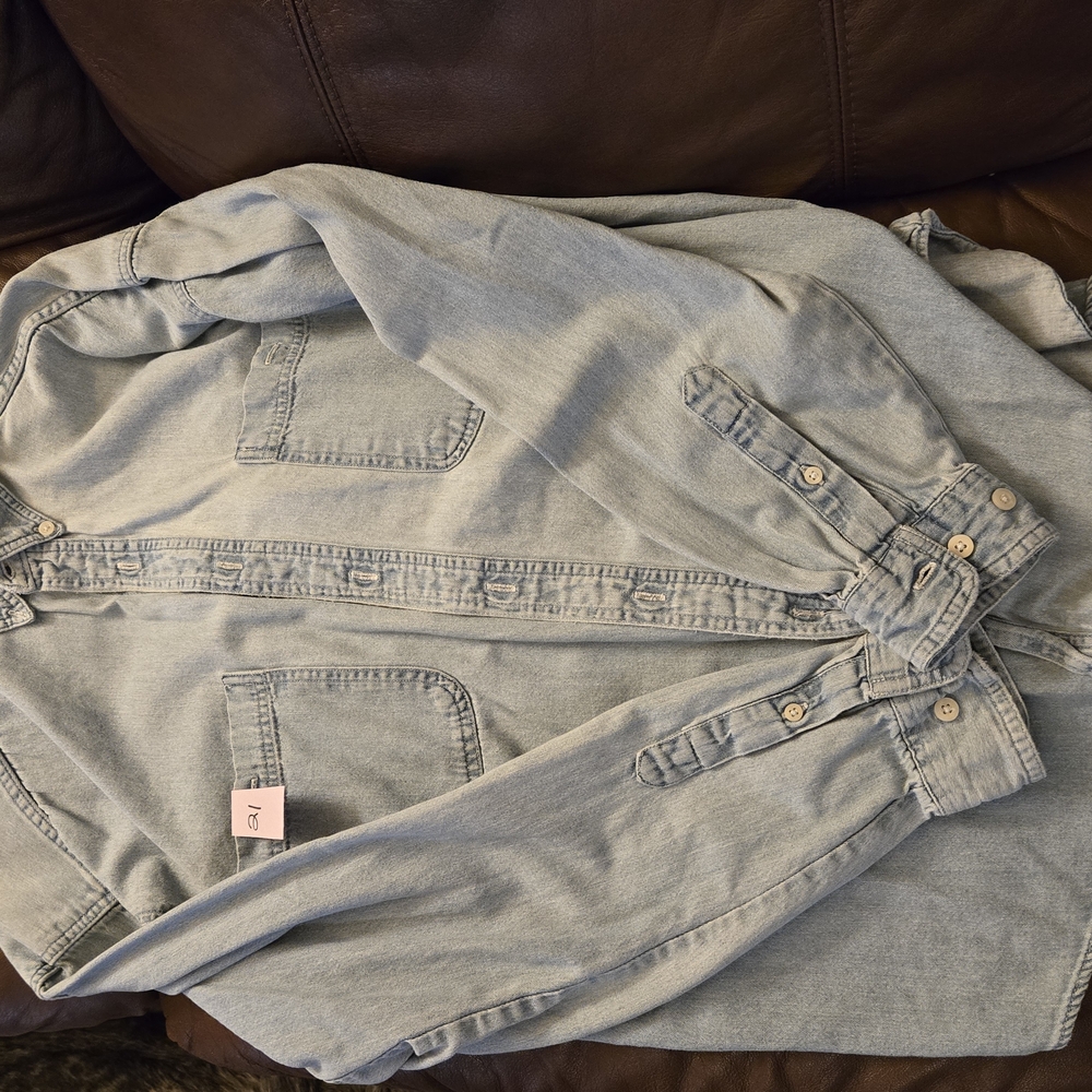 Light Blue Denim Shirt by Dry Goods Saucatuck